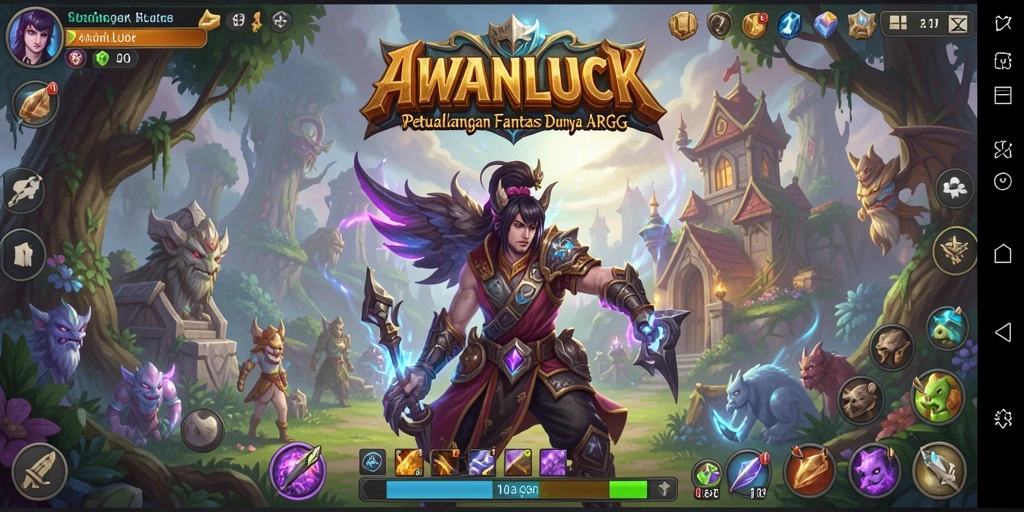 Gameplay mendebarkan dalam <strong>AWANLUCK</strong> yang penuh aksi dan strategi.