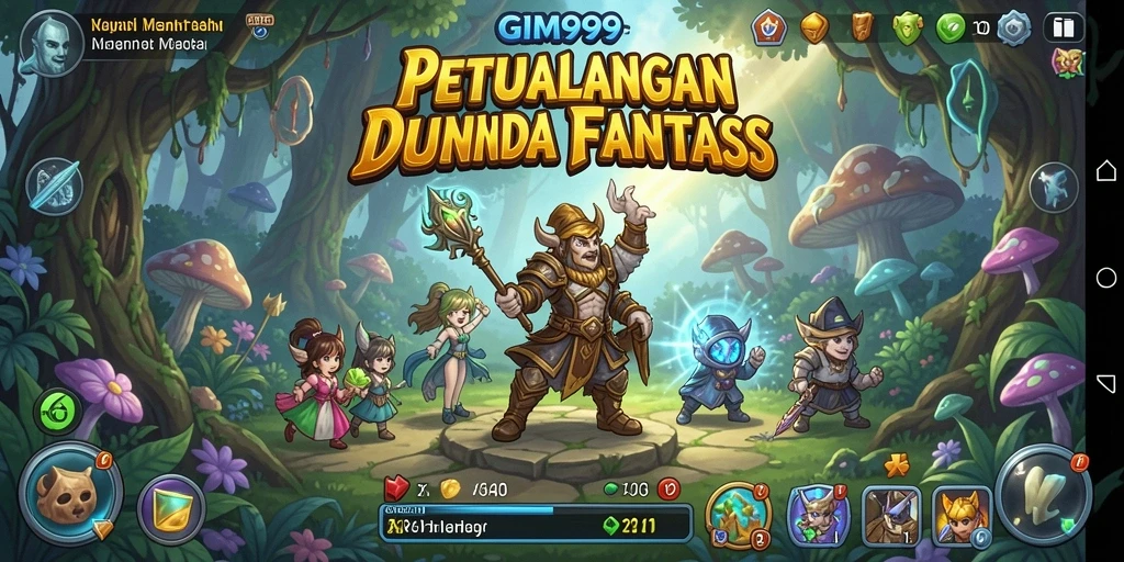 Screenshot GIM999 menampilkan aksi seru dalam petualangan fantastis.
