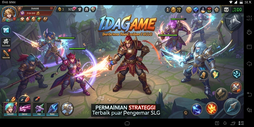 Tampilan gameplay menarik dari IDAGAME dengan elemen strategi.
