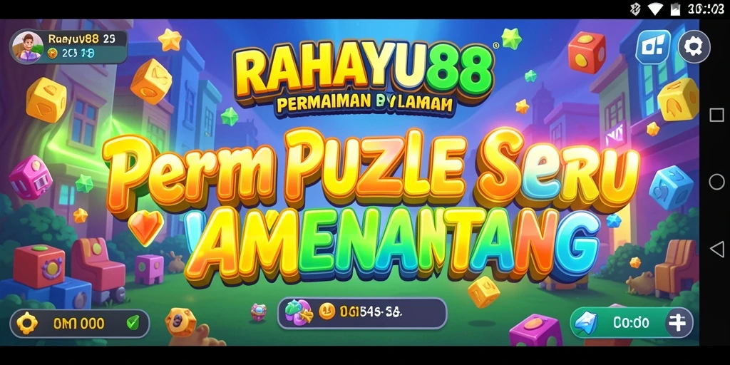 Tampilan menarik dari gameplay puzzle RAHAYU88 dengan banyak tantangan.