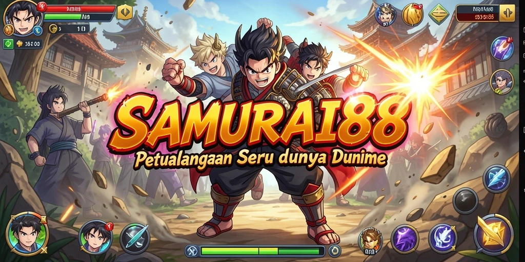 Tampilan gameplay SAMURAI88 yang penuh aksi dan karakter Anime yang menawan.