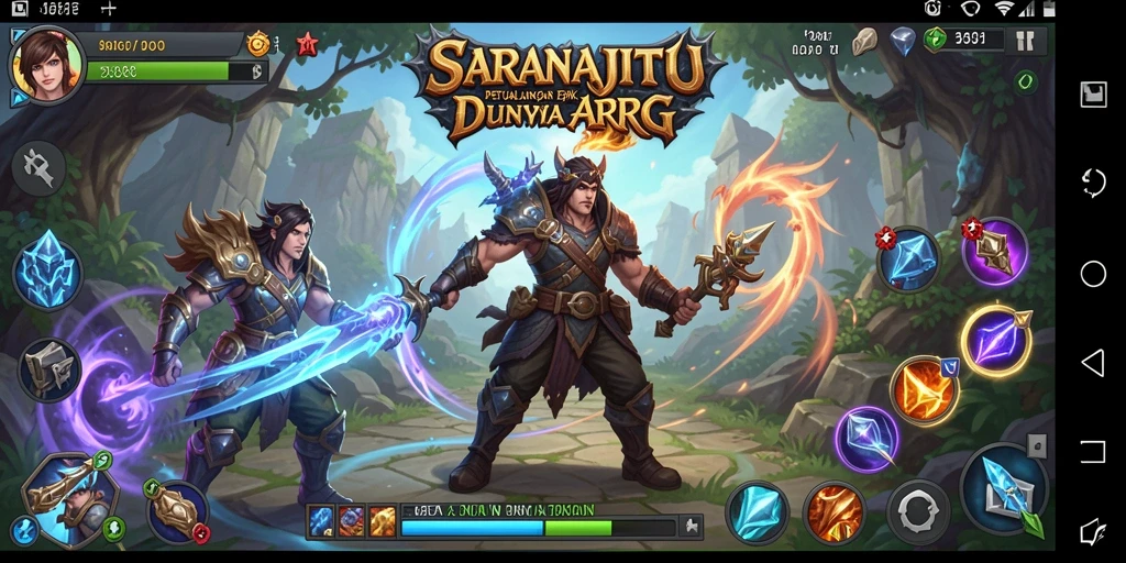 Tampilan gameplay menegangkan dalam dunia ARPG yang penuh aksi.