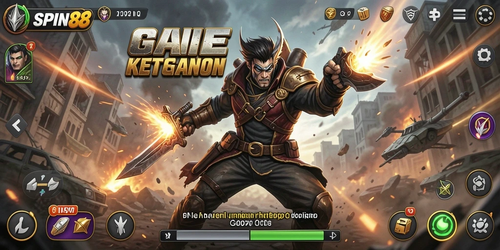 Screenshot gameplay SPIN88 menampilkan aksi seru yang mendebarkan.