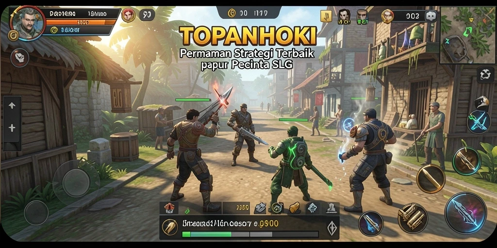 Tangkapan layar gameplay TOPANHOKI menampilkan momen mendebarkan pertempuran strategis.
