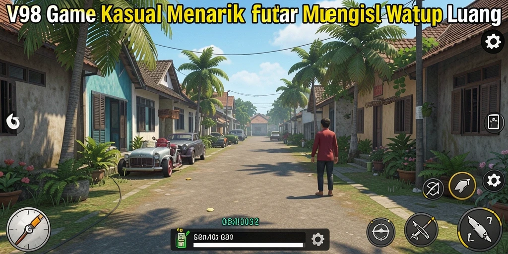 Screenshot gameplay V98 yang menampilkan keseruan dan tantangan.