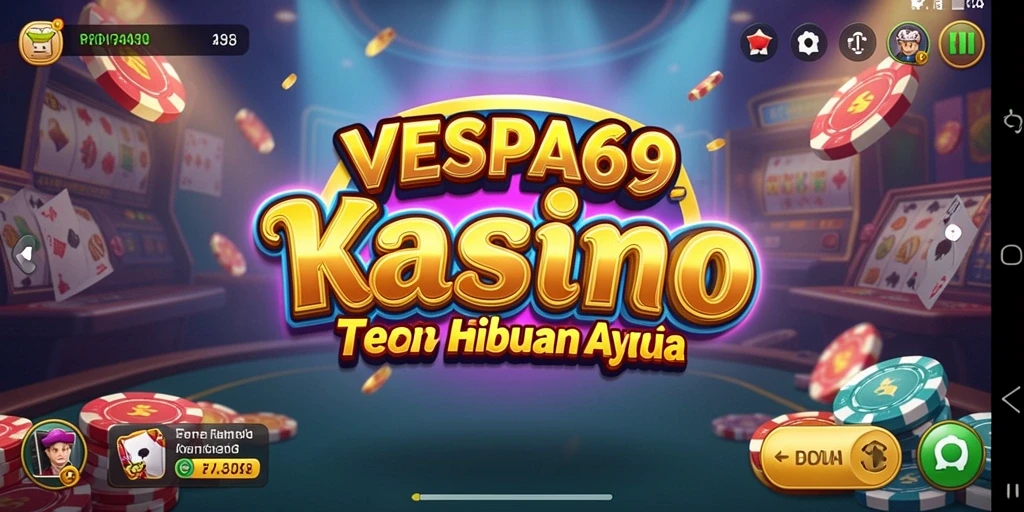 Tampilan gameplay VESPA69 yang menyenangkan dan menarik.