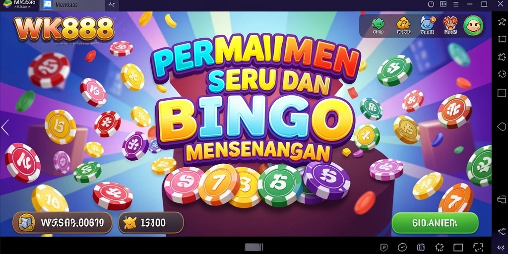 Gameplay seru Bingo dengan tampilan menarik dan interaksi sosial.