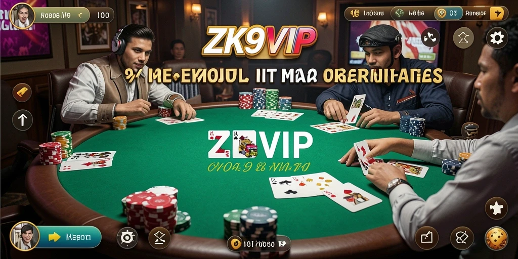 Gameplay menarik poker di ZK9VIP dengan pemain dari seluruh dunia.